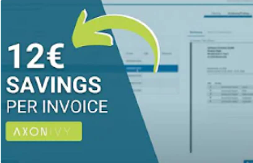 An automated invoice receipt process saves 12 euros per invoice - video