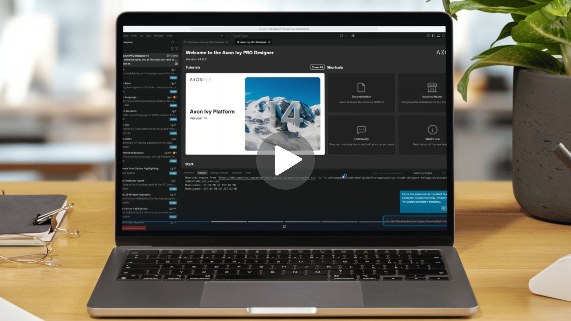 Axon Ivy VS Code Designer Tutorial 1