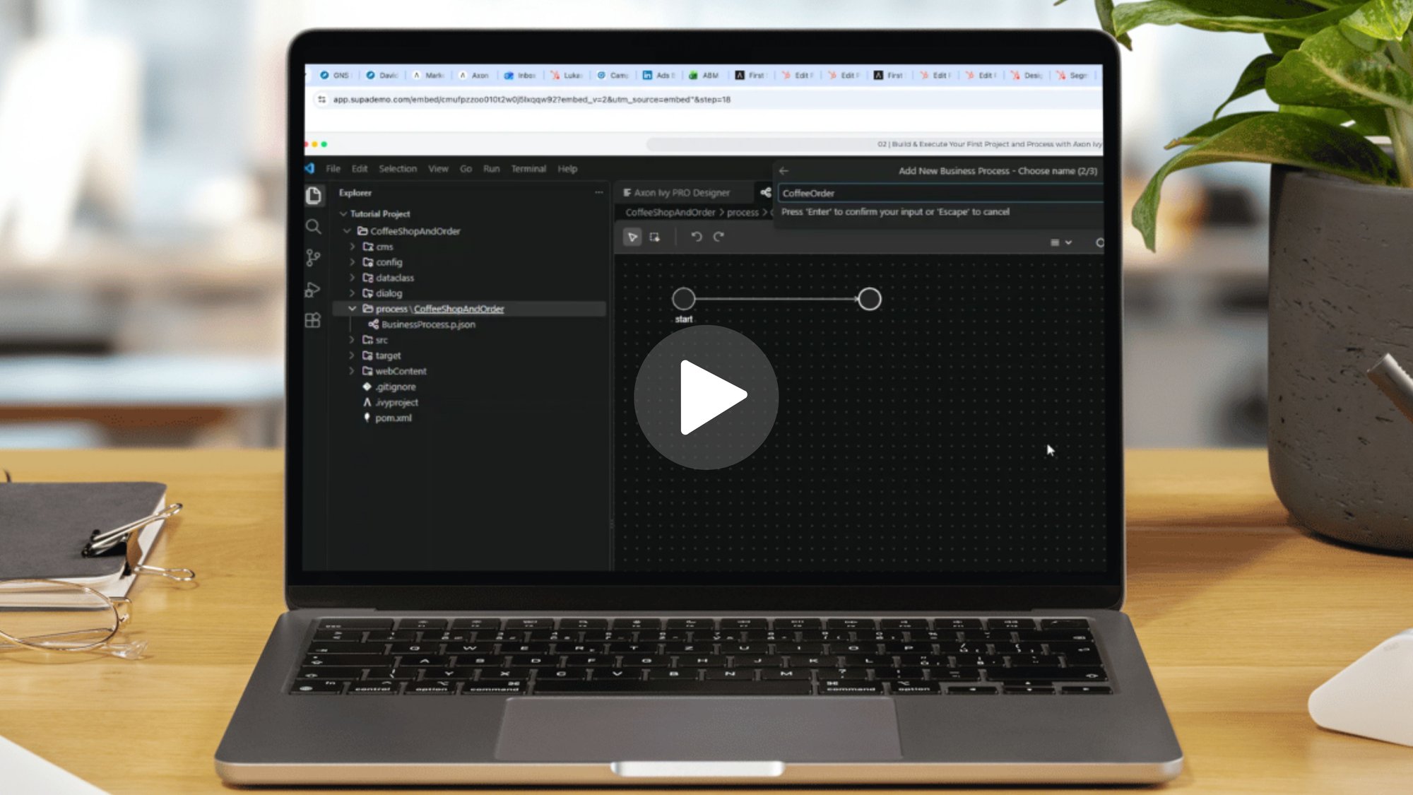 Axon Ivy VS Code Designer Tutorial 2
