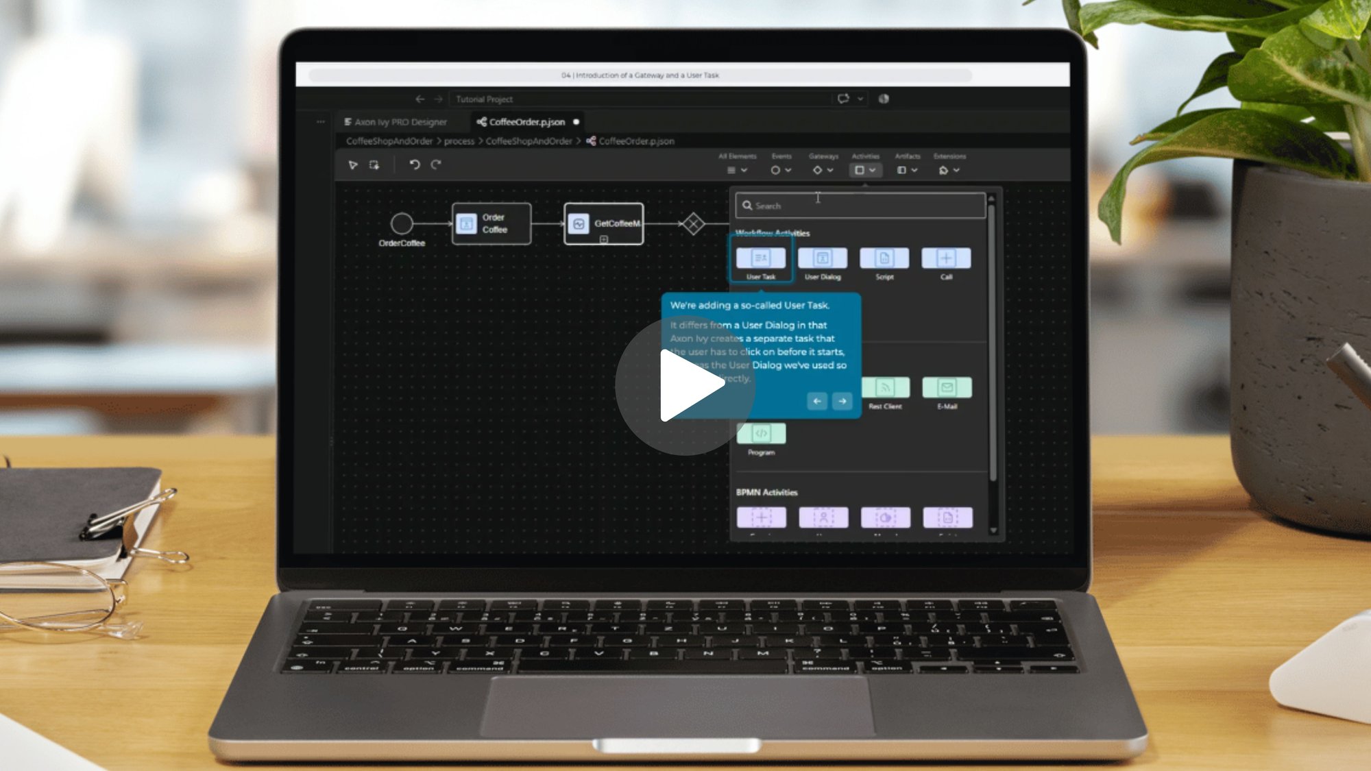 Axon Ivy VS Code Designer Tutorial 4