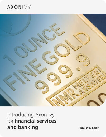 Introducing Axon Ivy for financial services and banking.