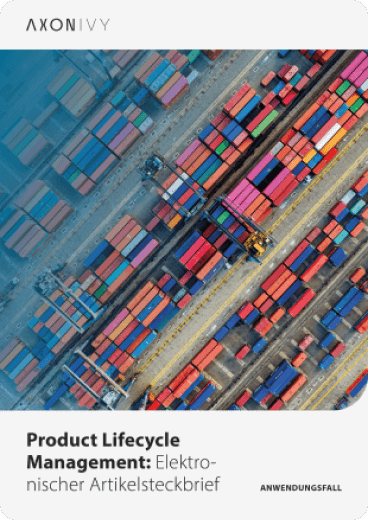 Product Lifecycle Management: Elektronischer Artikelsteckbrief