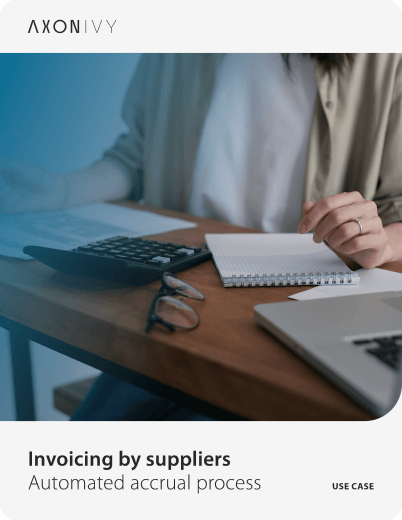 Use Case 'Invoicing by suppliers: Automated accrual process'
