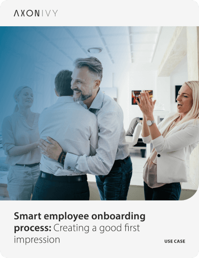 Use case 'Smart employee onboarding process'.