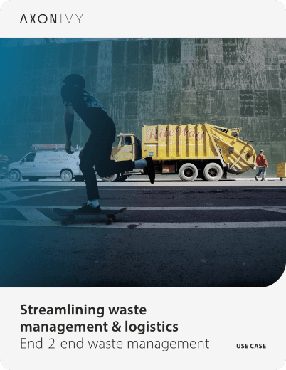 Use case 'Streamlining waste management & logistics'.