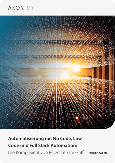 Automatisierung mit No Code, Low  Code und Full Stack Automation: Die Komplexität von Prozessen im Griff.