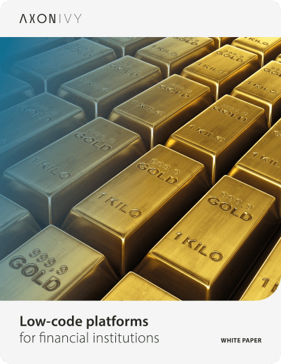 Whitepaper 'Low-code platforms for financial institutions'.