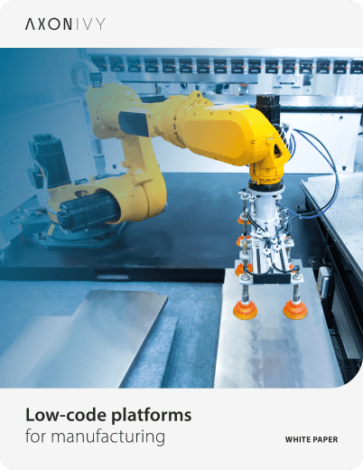 Low-code platforms for manufacturing.