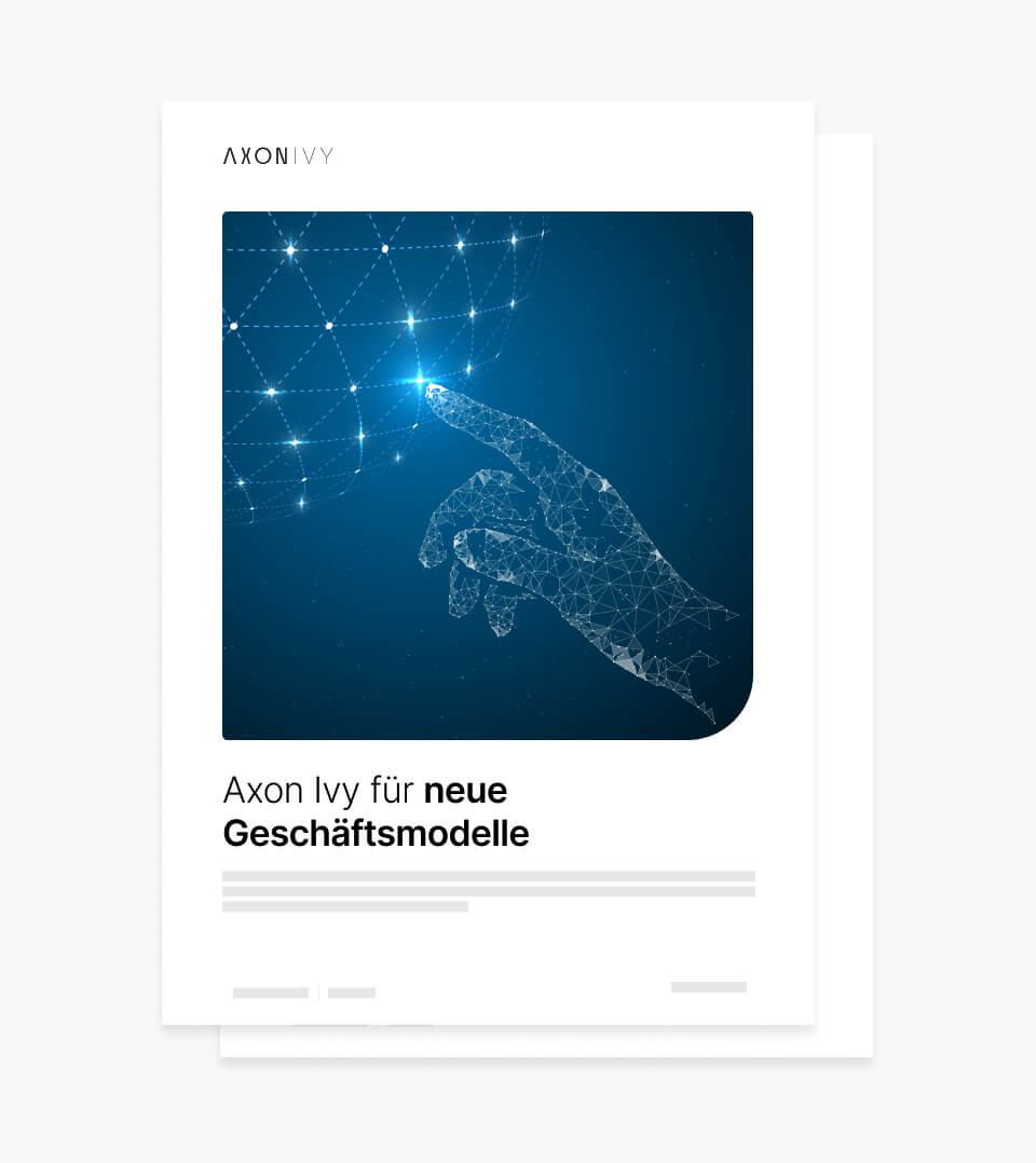 Branchenüberblick: Axon Ivy für neue Geschäftsmodelle