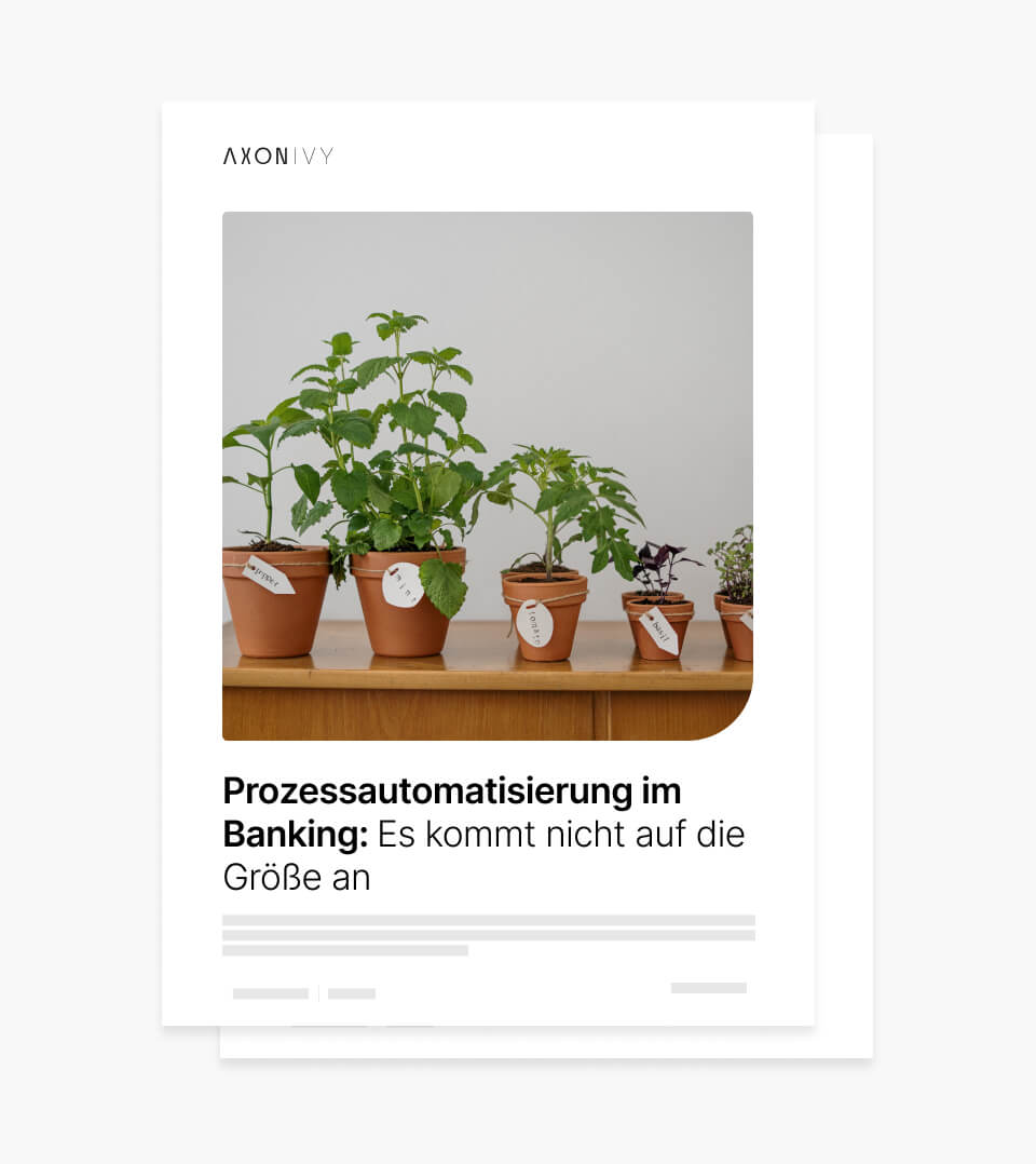 Whitepaper: Prozessautomatisierung im Banking