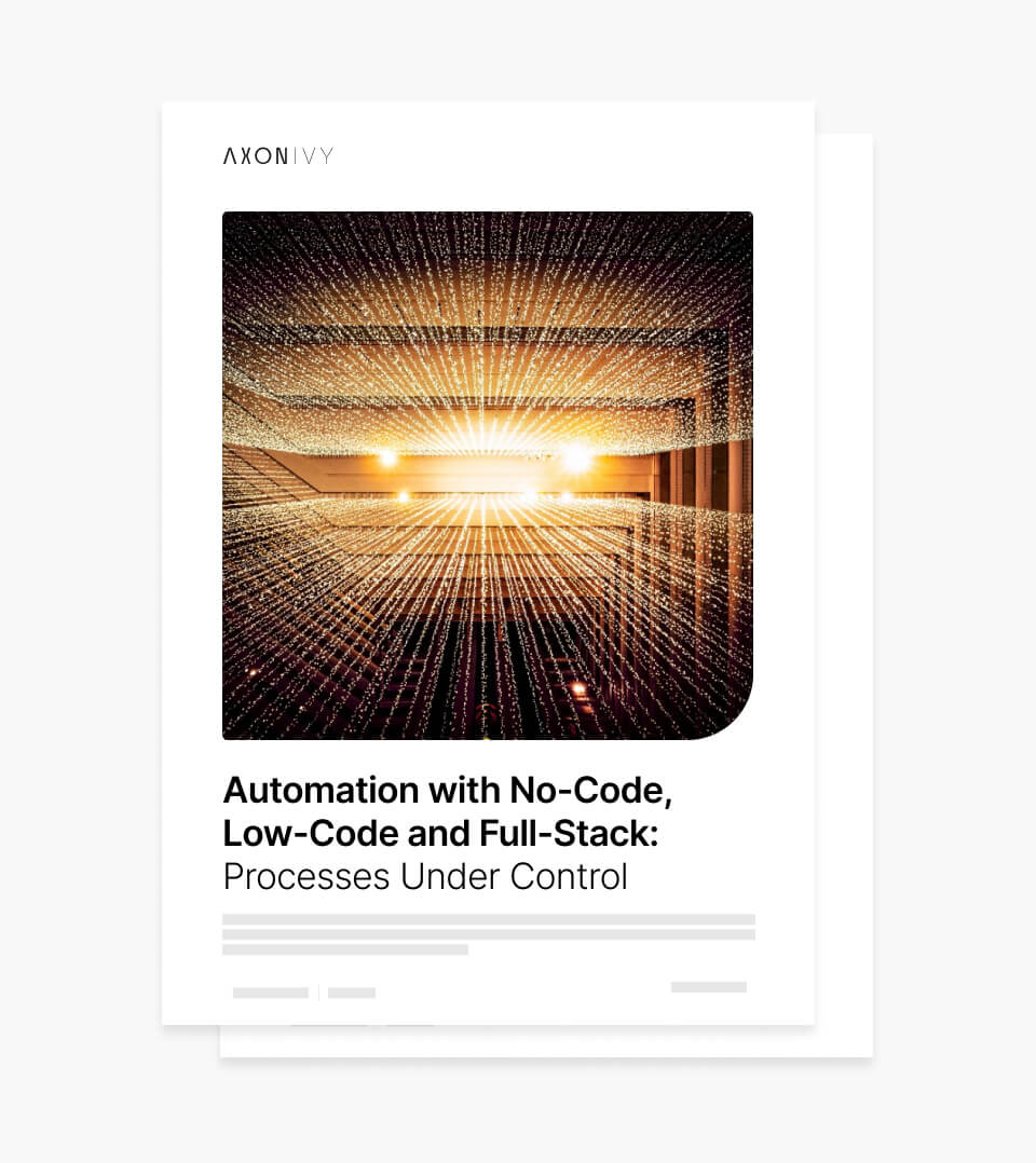 white paper: automation with no-code, low-code and full-stack