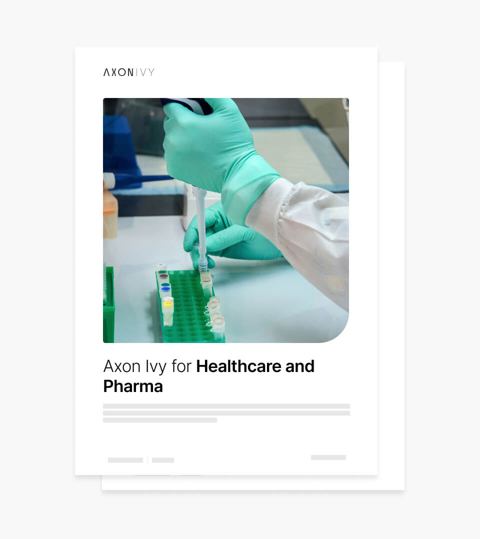 Industry Brief: Axon Ivy for Healthcare and Pharma